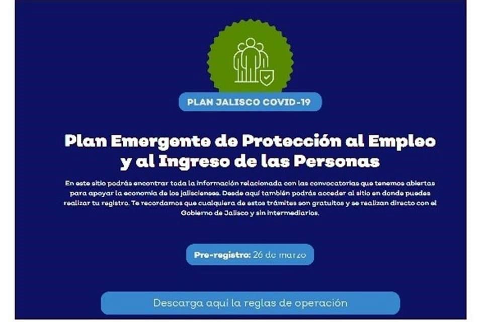 El Gobernador del Estado, Enrique Alfaro, reconoció las fallas en el sitio, debido a la cantidad de inscripciones.