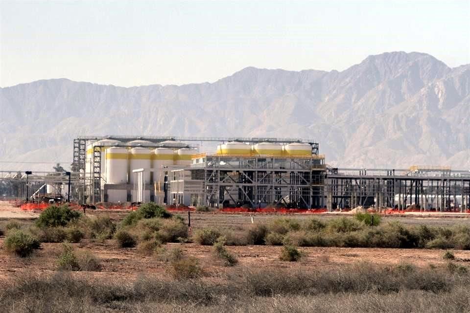 Vista de la planta cervecera de Constellation Brands en Mexicali, que recientemente en una consulta fue cancelada. Mexicali, Baja California.