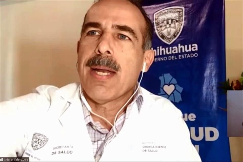 Arturo Valenzuela, director médico de la zona norte de la Secretaría de Salud estatal.