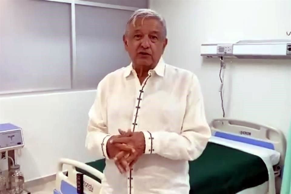 'Vamos todos adelante, vamos a demostrar de qué estamos hechos los mexicanos', dijo el Presidente López Obrador.