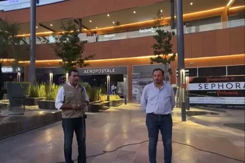 El opeativo arrancó en  Plaza Comercial Punto Sur.