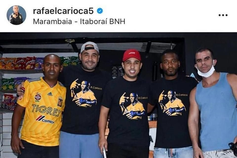 El jugador felino compartió las imágenes en su cuenta de Instagram.