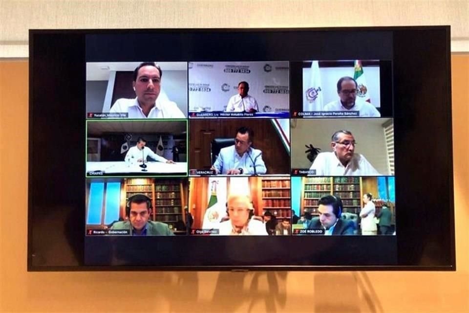 Participaron los gobernadores de Campeche, Colima, Chiapas, Guerrero, Michoacán, Oaxaca, Quintana Roo, Tabasco, Veracruz y Yucatán.