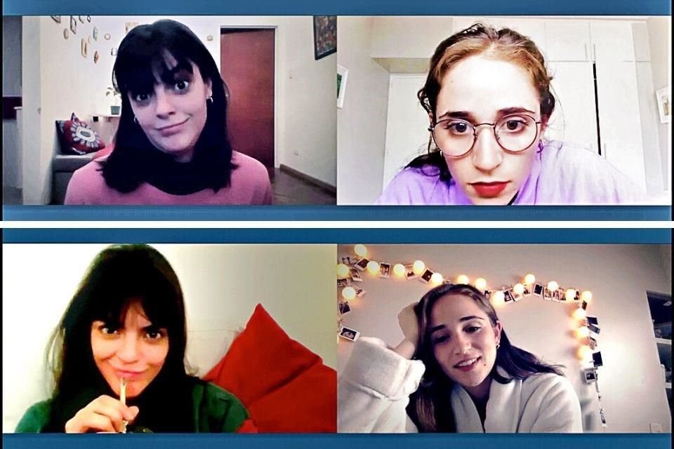 Las actrices Cumelén Sanz (izq.) y Caro Kopelioff (der.) protagonizan esta historia con tintes de misterio.