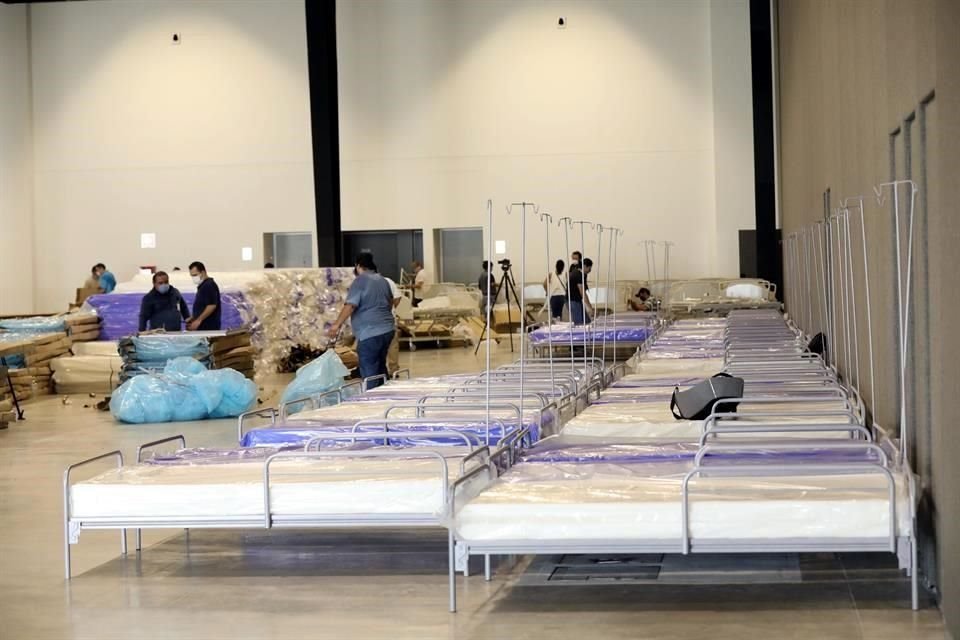 El Centro de Convenciones  Siglo XXI funcionará como un hospital temporal para pacientes con coronavirus.