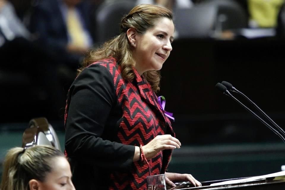 La diputada de Movimiento Ciudadano, Martha Tagle, argumentó en tribuna que para las mujeres más pobres es más difícil acceder no solo a los productos, sino al agua y a lugares seguros para mantener la higiene.