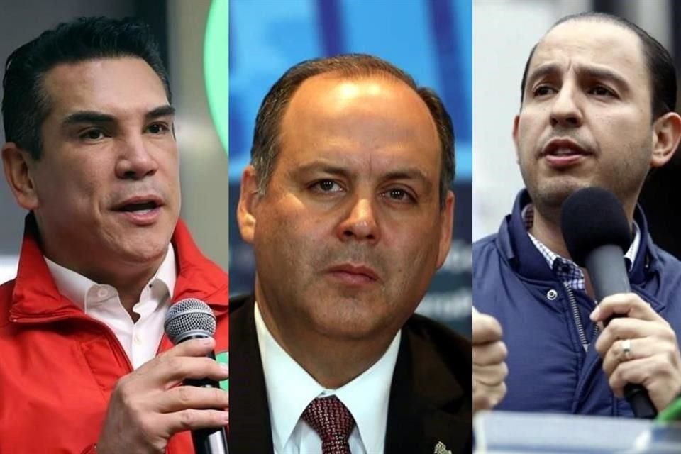 Alfredo Moreno (izq.), Gustavo de Hoyos (centro), Marko Cortés.