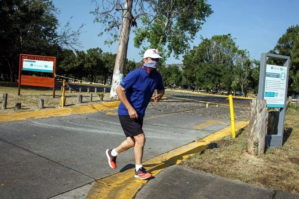 A partir del lunes queda prohibido salir a correr al parque, unidades deportivas, canchas públicas y cualquier otra actividad lúdica en espacios públicos incluyendo el uso de la bicicleta.