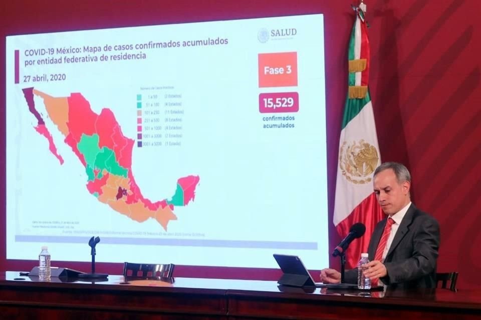 Autoridades de salud dieron su informe sobre la actualización de datos sobre Covid-19.