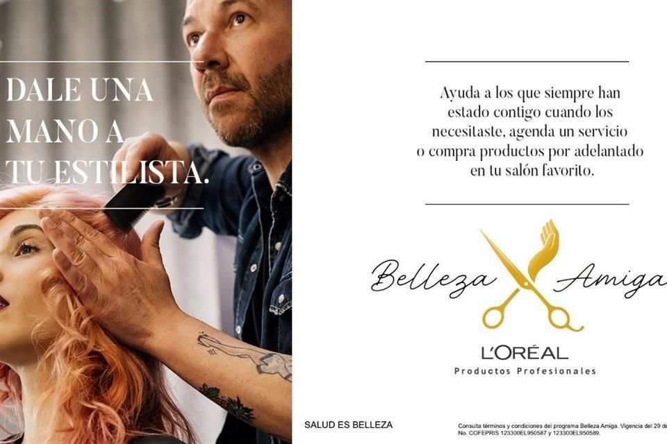 La iniciativa busca ayudar a estilistas de la CDMX.