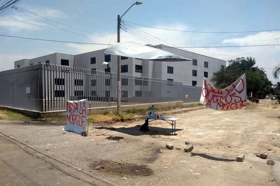 Los vecino de Miramar se manifestaron ayer contra la construcción de una morgue para pacientes de coronavirus.