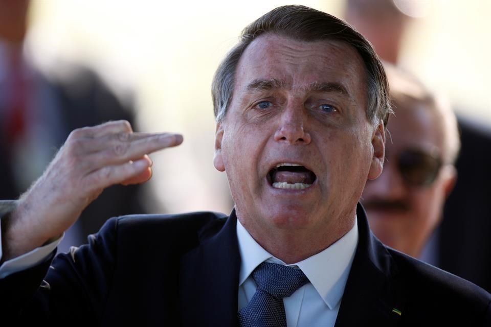 Bolsonaro calificó las acusaciones de Moro como 'una mentira absoluta'.