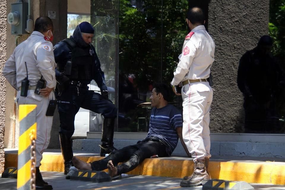 Ayer un ex oficial quiso quitarse la vida en el Matute Remus.