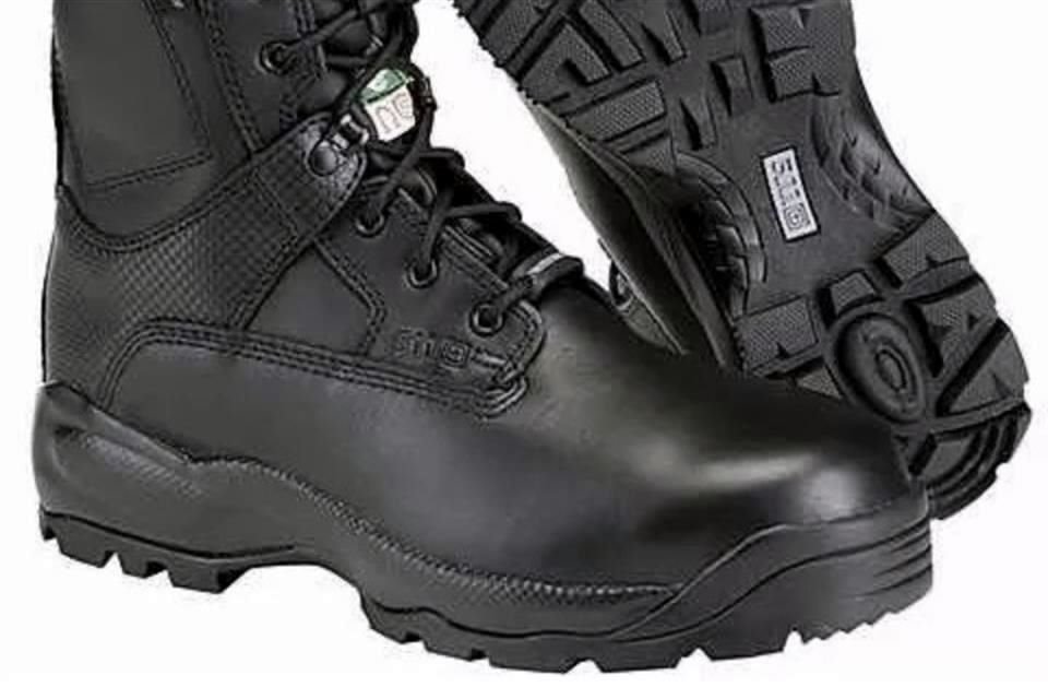 Antes policías usaban botas 5.11, de mejor calidad.