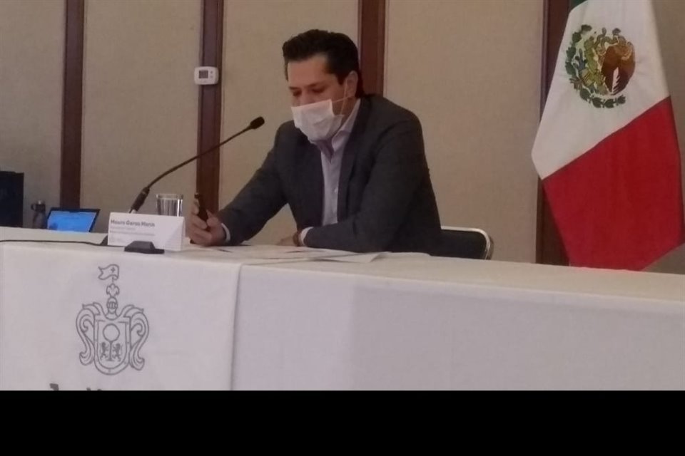 Mauro Garza, Secretario Técnico de la Mesa de Reactivación Económica de Jalisco.