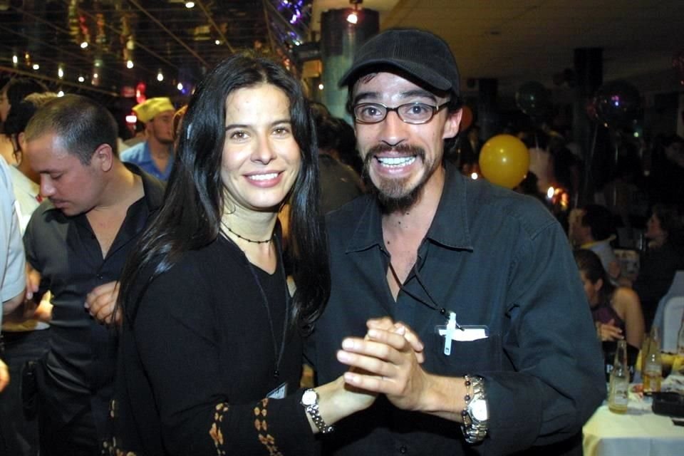 Arcelia Ramírez y Roberto Sosa en una fiesta del Festival.