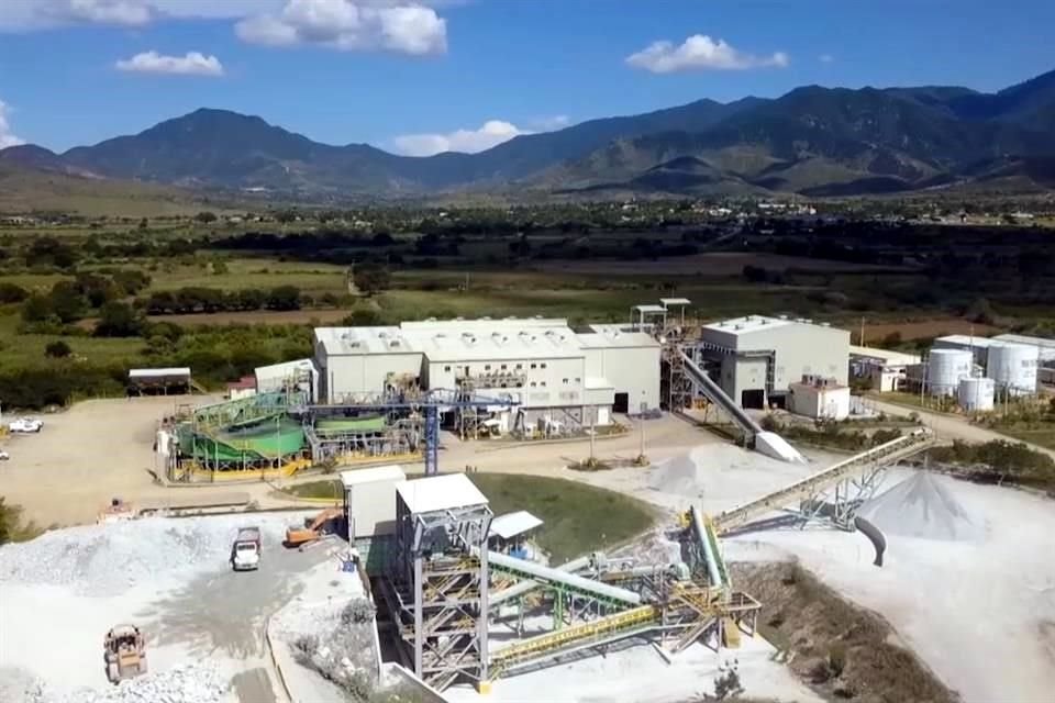 Instalaciones de Minera Cuzcatlán, en San José del Progreso.