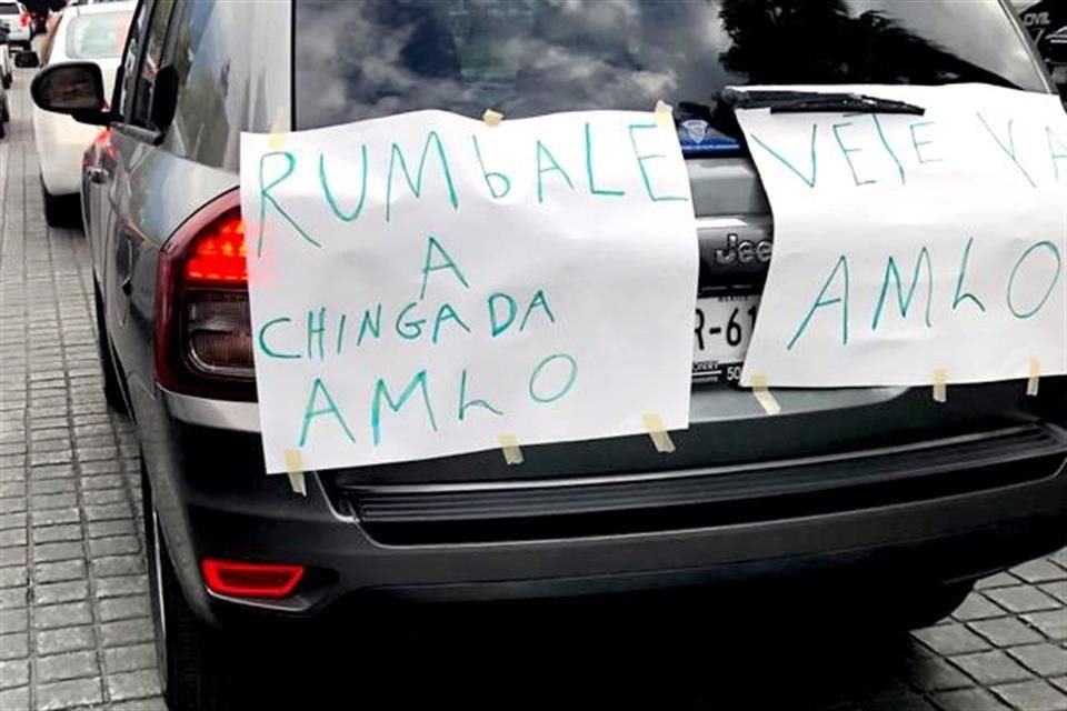 La protesta duró casi 3 horas.