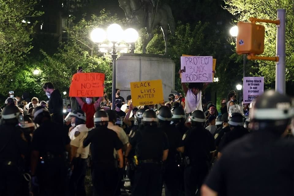 Los protestantes exigían justicia por el asesinato de George Floyd.