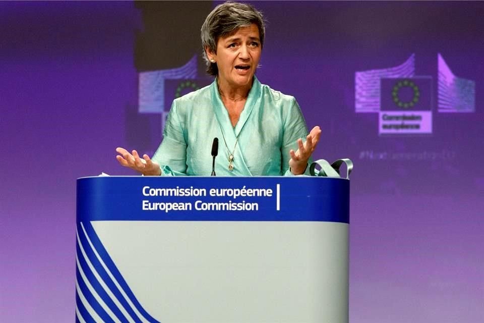 Margrethe Vestager, jefa antimonopolio de la Unión Europea.