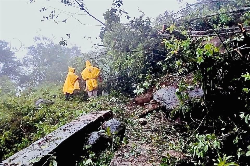 Abundó que la Entidad está preparada para atender a la población en caso de una contingencia por lluvias.