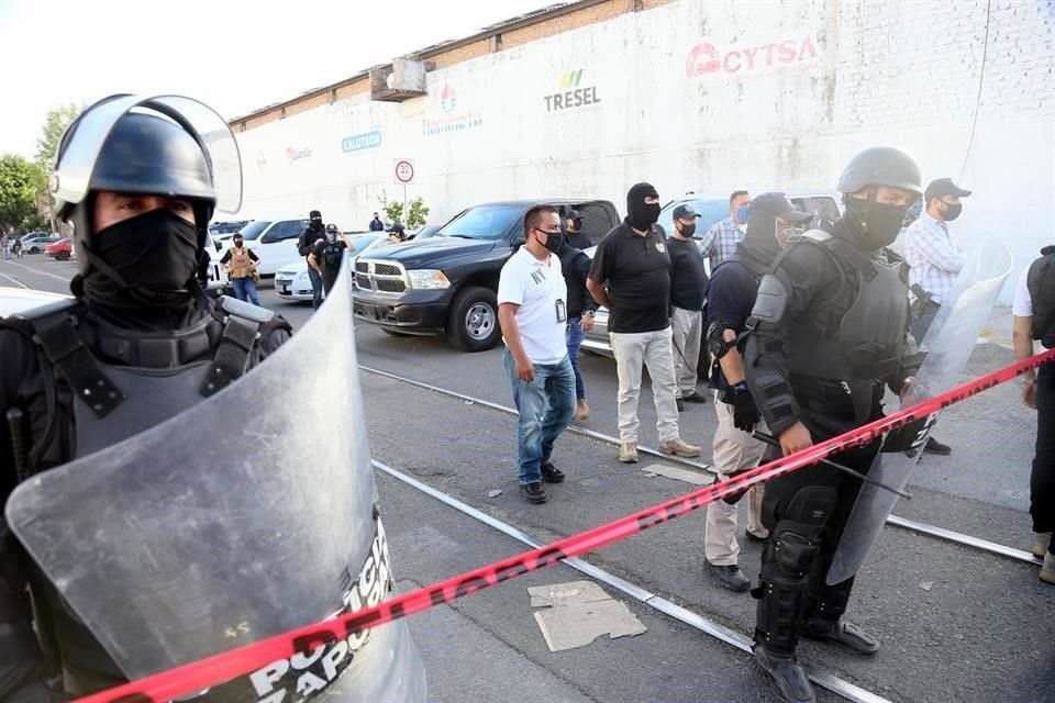 La CEDHJ condenó que la actuación de los elementos de la Fiscalía durante la protesta se configura como desaparición cometida por autoridades.