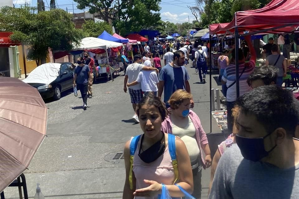 A diferencia de la semana pasada, las autoridades de Guadalajara prevén que no se instale el tianguis de El Baratillo.
