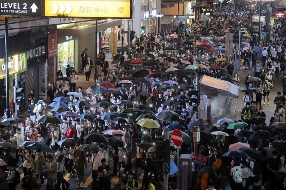 El 9 de junio del 2019 se desató una masiva protesta en favor de la democracia en Hong Kong, misma que fue recordada este martes.