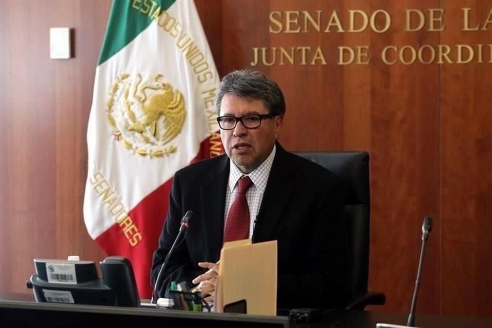 Ricardo Monreal, coordinador de Morena en el Senado.