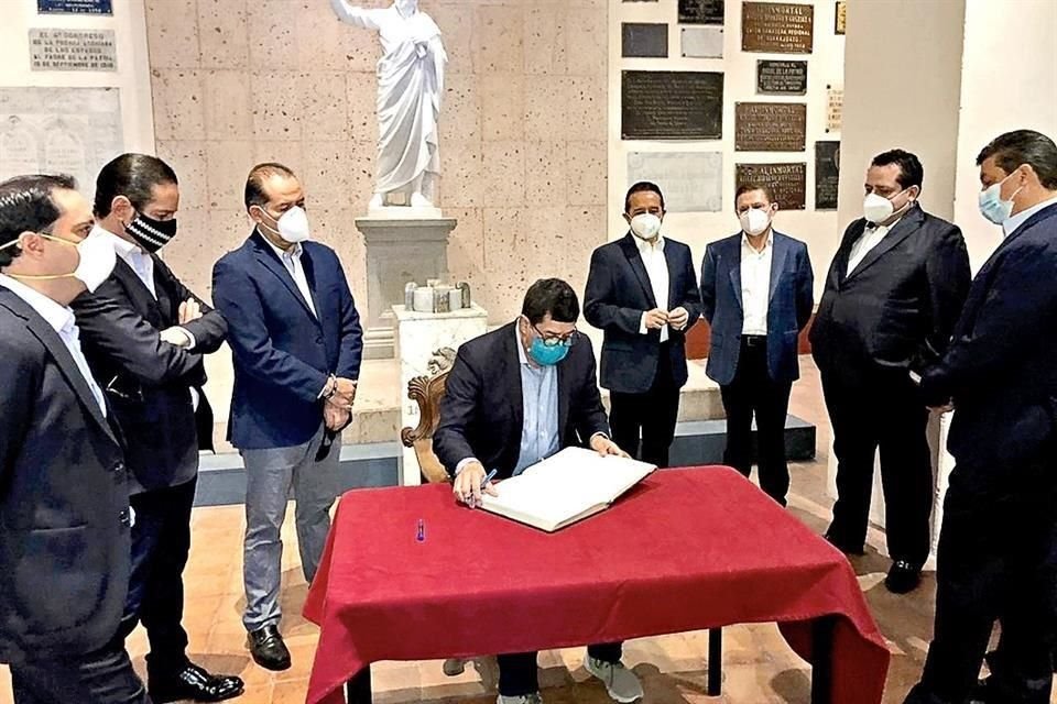 Los gobernadores del PAN tuvieron un encuentro.