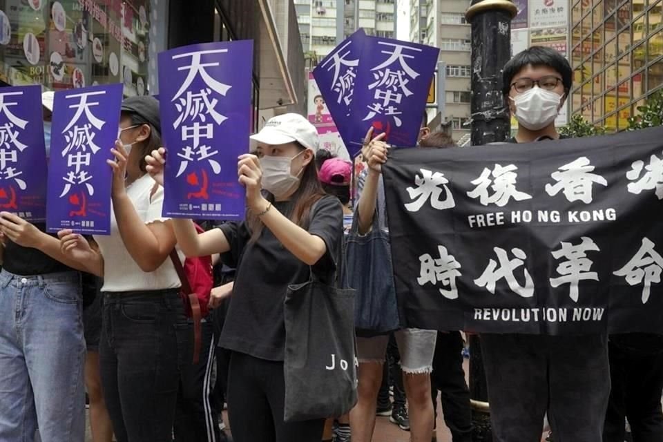 Desde hace meses se han realizado marchas masivas en Hong Kong para protestar en contra de la ley de seguridad impulsada por el Gobierno chino.