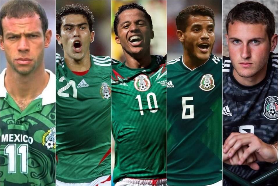 Zague, Castillo, los Dos Santos y Giménez tienen papás que no nacieron en México.