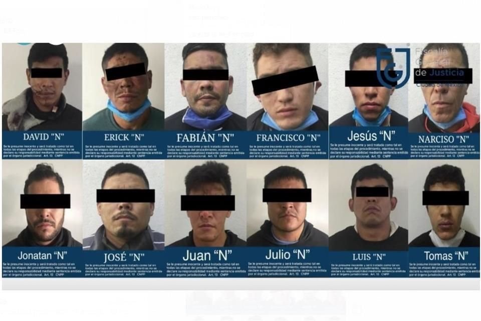 La Fiscalía de CDMX informó que los 12 detenidos por atentado contra Harfuch fueron contratados hace 3 semanas.