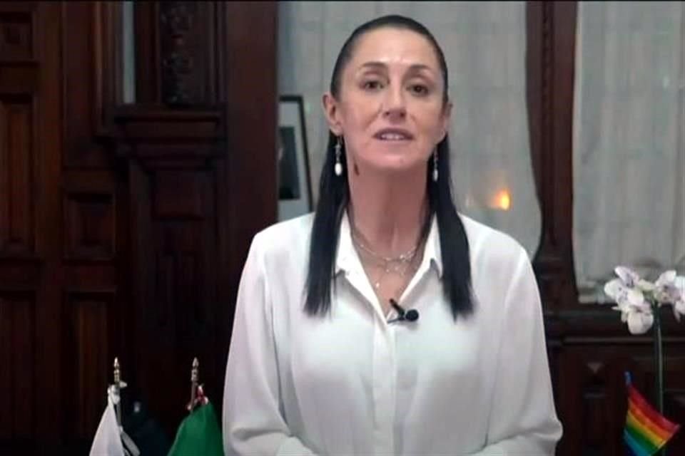 La Jefa de Gobierno, Claudia Sheinbaum, emitió un mensaje durante la transmisión.