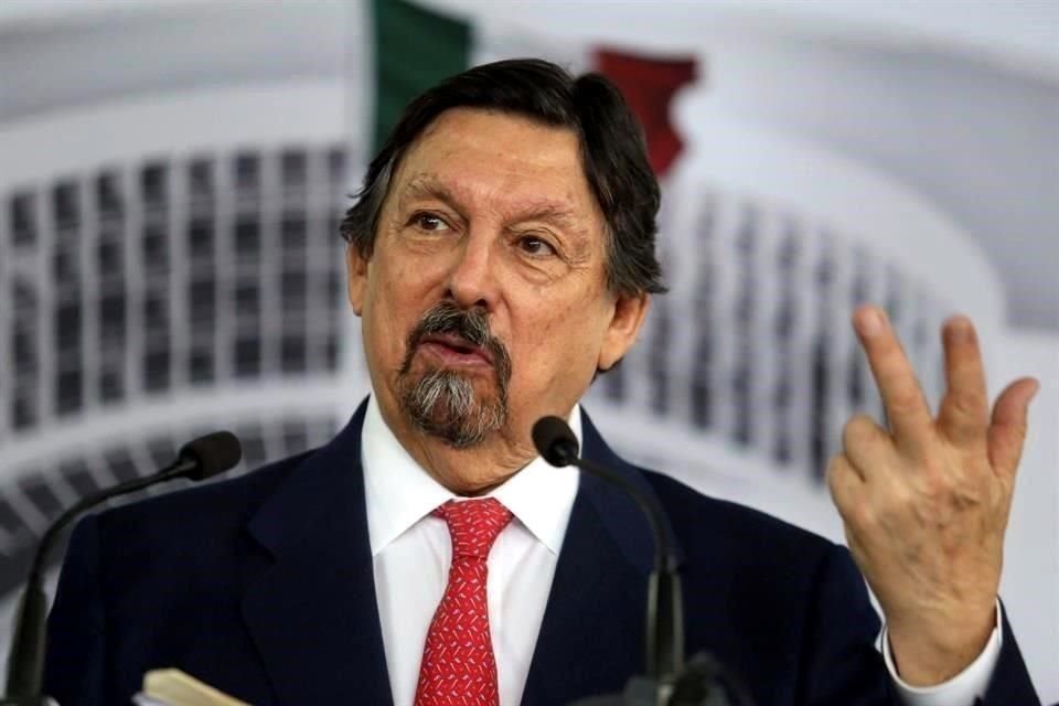 Napoleón Gómez Urrutia, senador de Morena y líder minero.