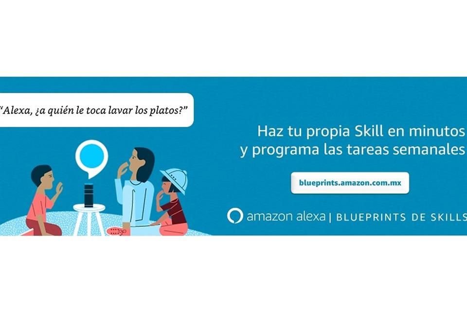 Blueprints se crean desde el sitio blueprints.amazon.com.mx, en donde se personalizará la respuesta comenzando con la plantilla.