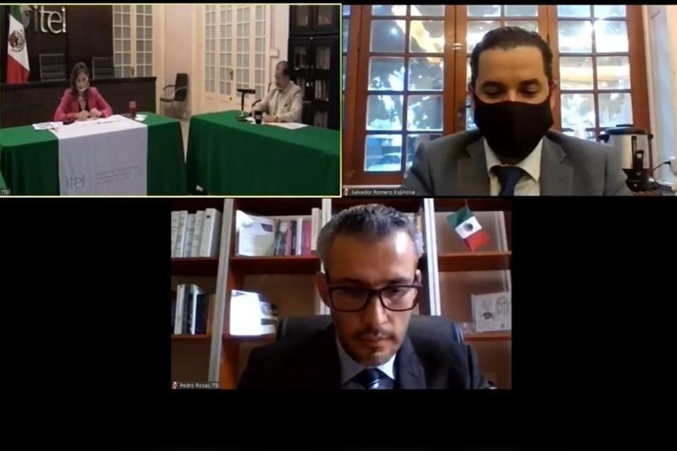 Sesión ordinaria del Instituto de Transparencia del Estado.