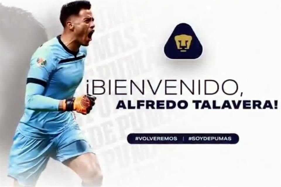 El arquero llega al cuadro felino con 37 años de edad.
