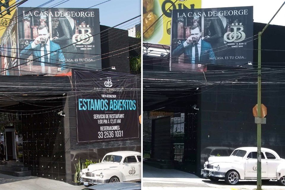 El establecimiento ubicado en López Mateos 525, que se ofertaba como restaurante, ayer lució cerrado y se retiraron las mantas que ofrecían ese servicio.