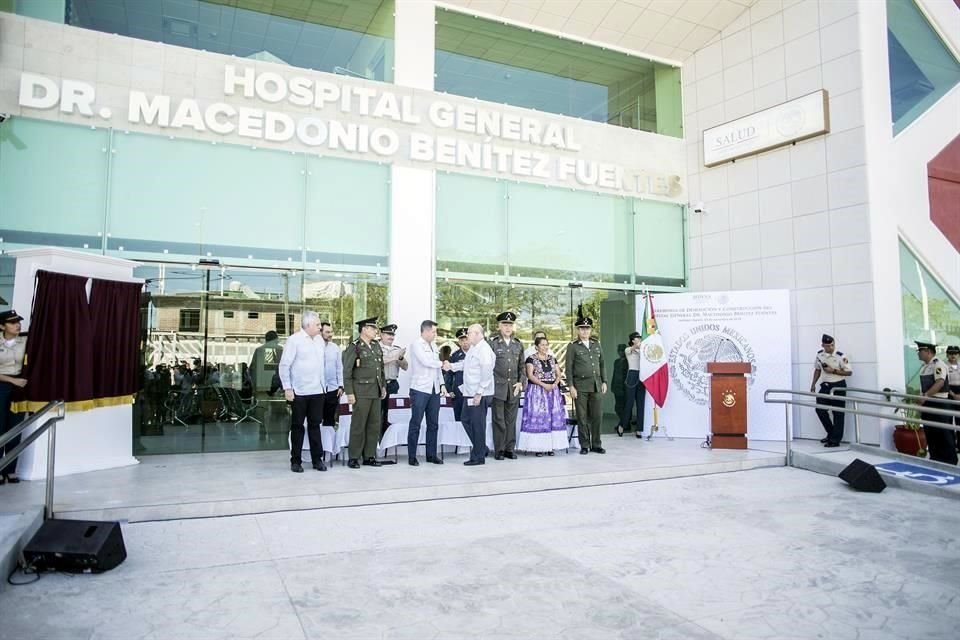 El hospital fue reconstruido por la Secretaría de la Defensa Nacional (Sedena) tras el sismo de 2017 y entregado en abril de 2019.