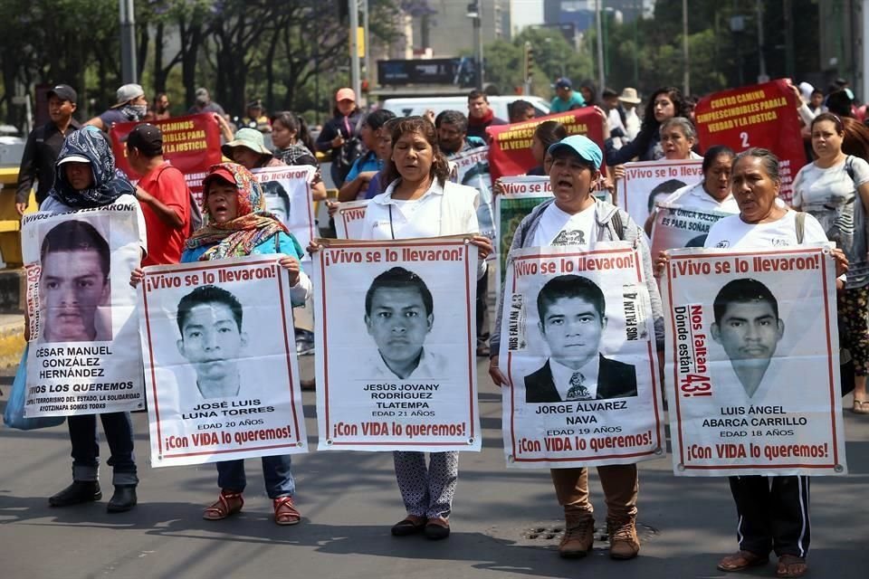 Los normalistas desaparecieron en Iguala en 2014.