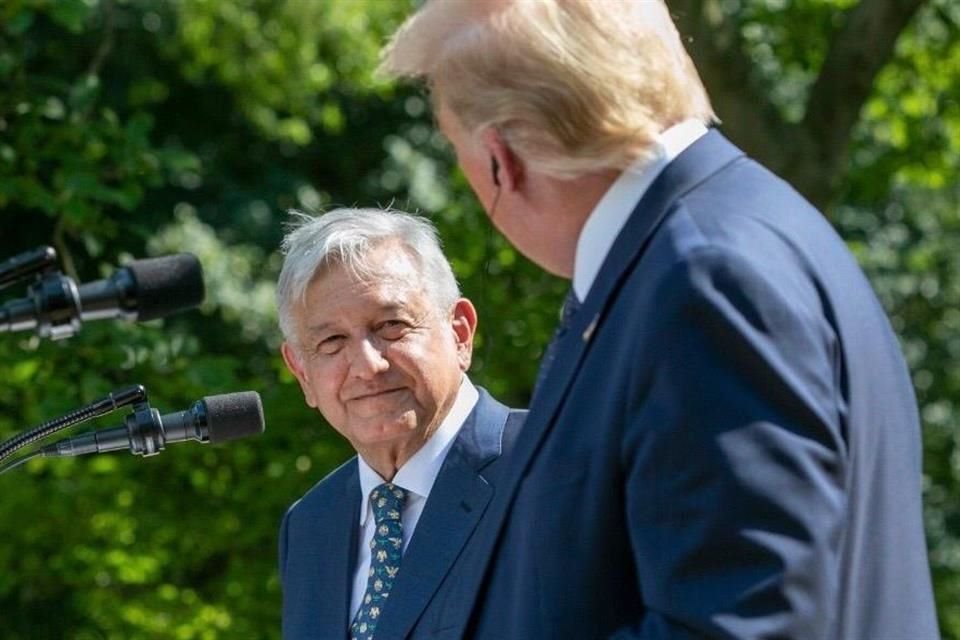 AMLO elogió a Donald Trump.