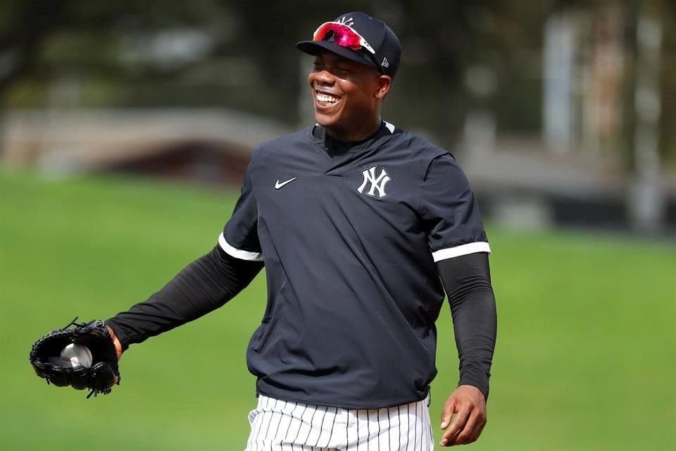 Chapman lanzó una sesión de bullpen el martes, y Boone no comentó si el zurdo había visitado el Yankee Stadium desde entonces.