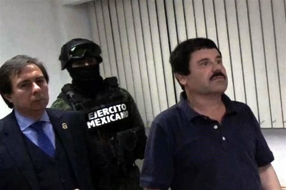 Tomás Zerón destaca el arresto de Joaquín 'El Chapo' Guzmán.