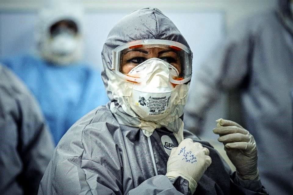 Los contagios de coronavirus entre el personal de salud se han concentrado principalmente en Guadalajara, donde se han confirmado 289 casos.