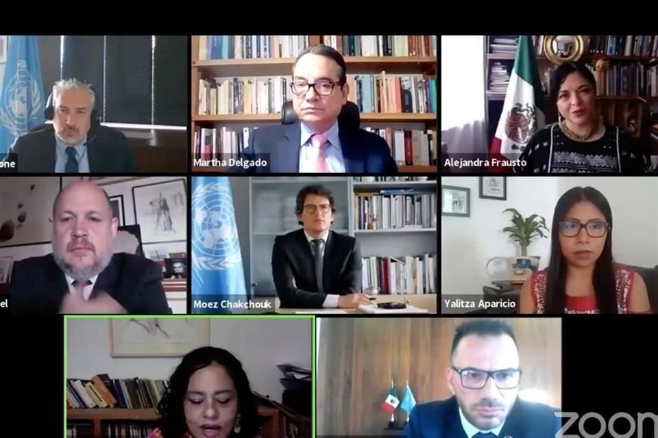 Conferencia virtual reunió, entre otros, al responsable de la UNESCO en México, Frédéric Vacheron; la titular de Cultura del Gobierno Federal, Alejandra Frausto y Yalitza Aparicio.