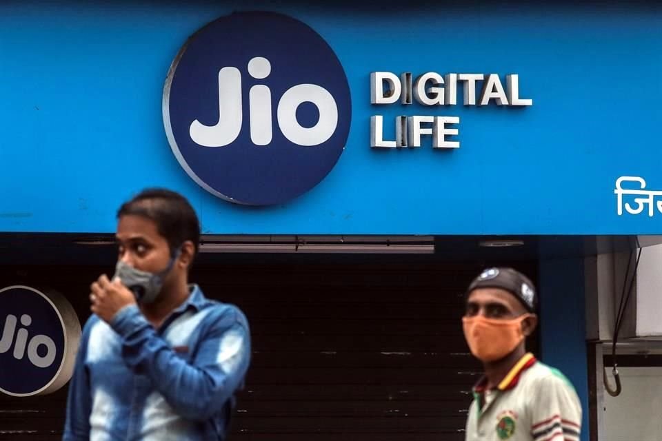 Jio es el principal operador de redes móviles de la India.