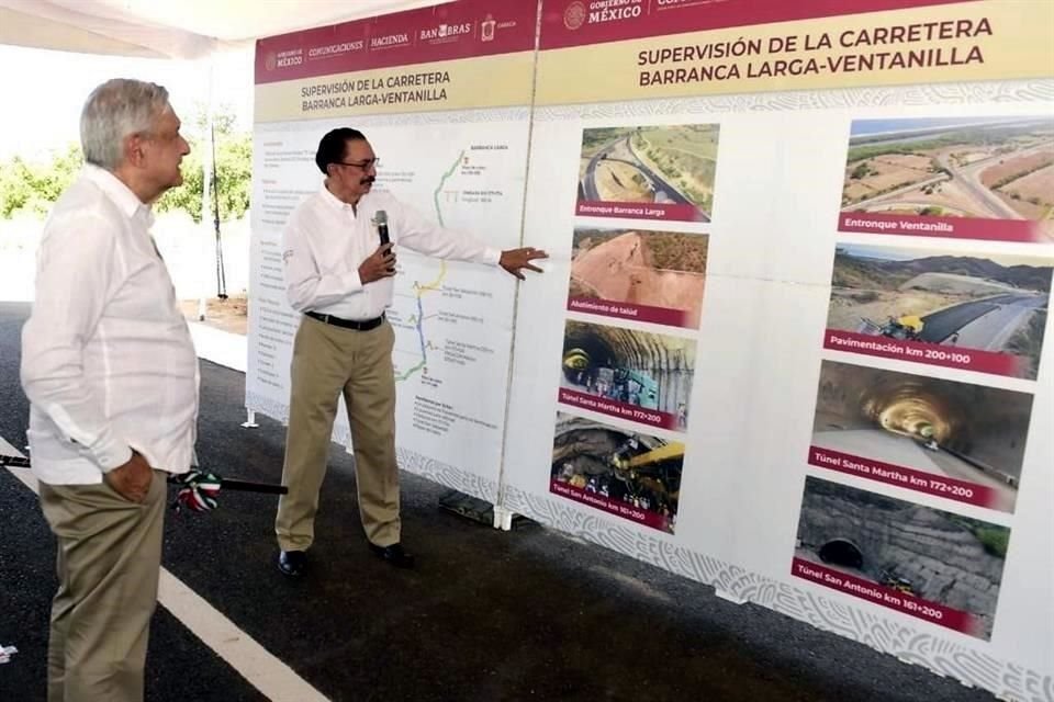 El Presidente acudió a Santa María Colotepec a supervisar la obra.