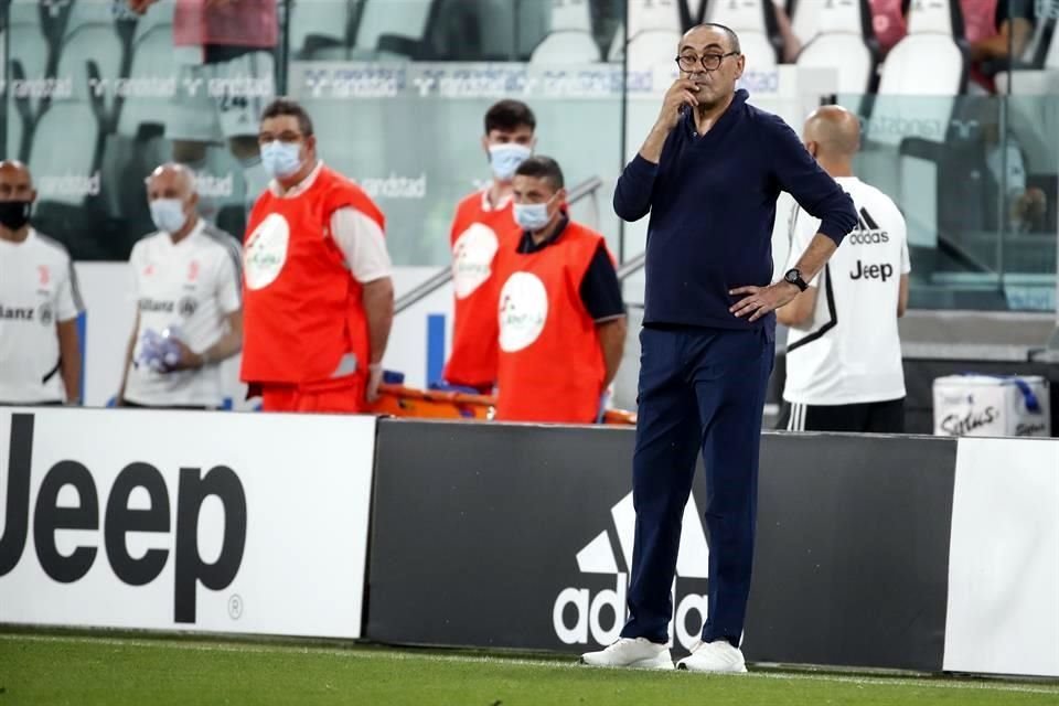 Maurizio Sarri logró su primer título de liga como entrenador.