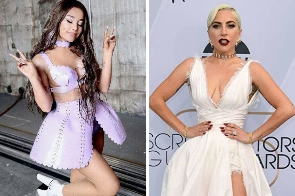 Ariana Grande y Lady Gaga recibieron nueve nominaciones a los VMAs.